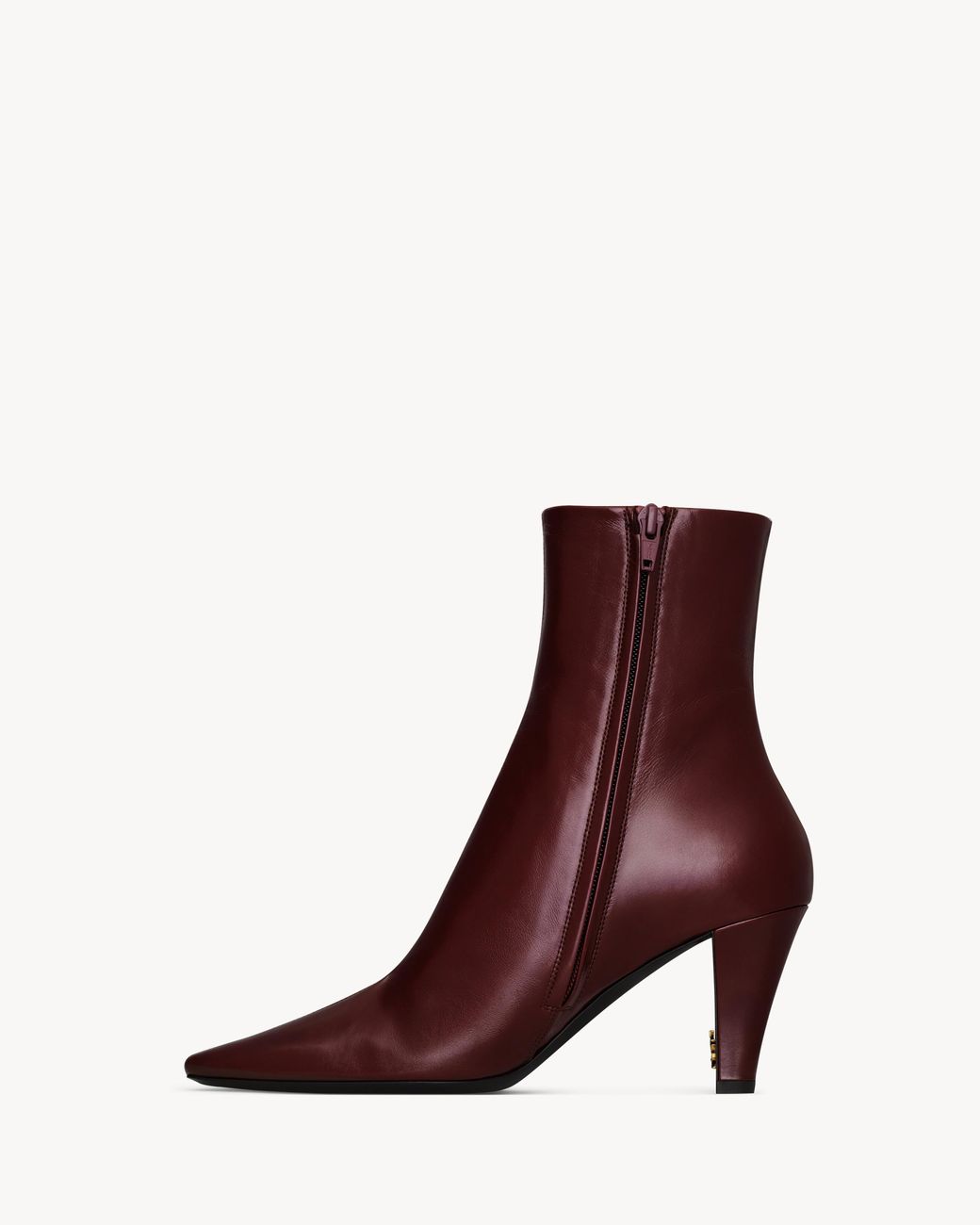 Saint Laurent Brown Jill Ankle Boots