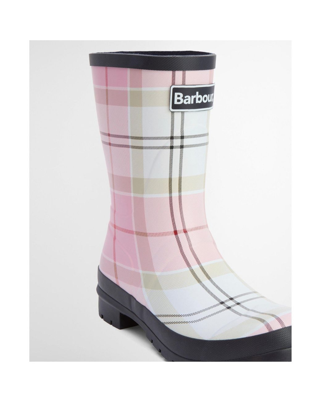 Barbour Pink Non-Slip Rain Boots