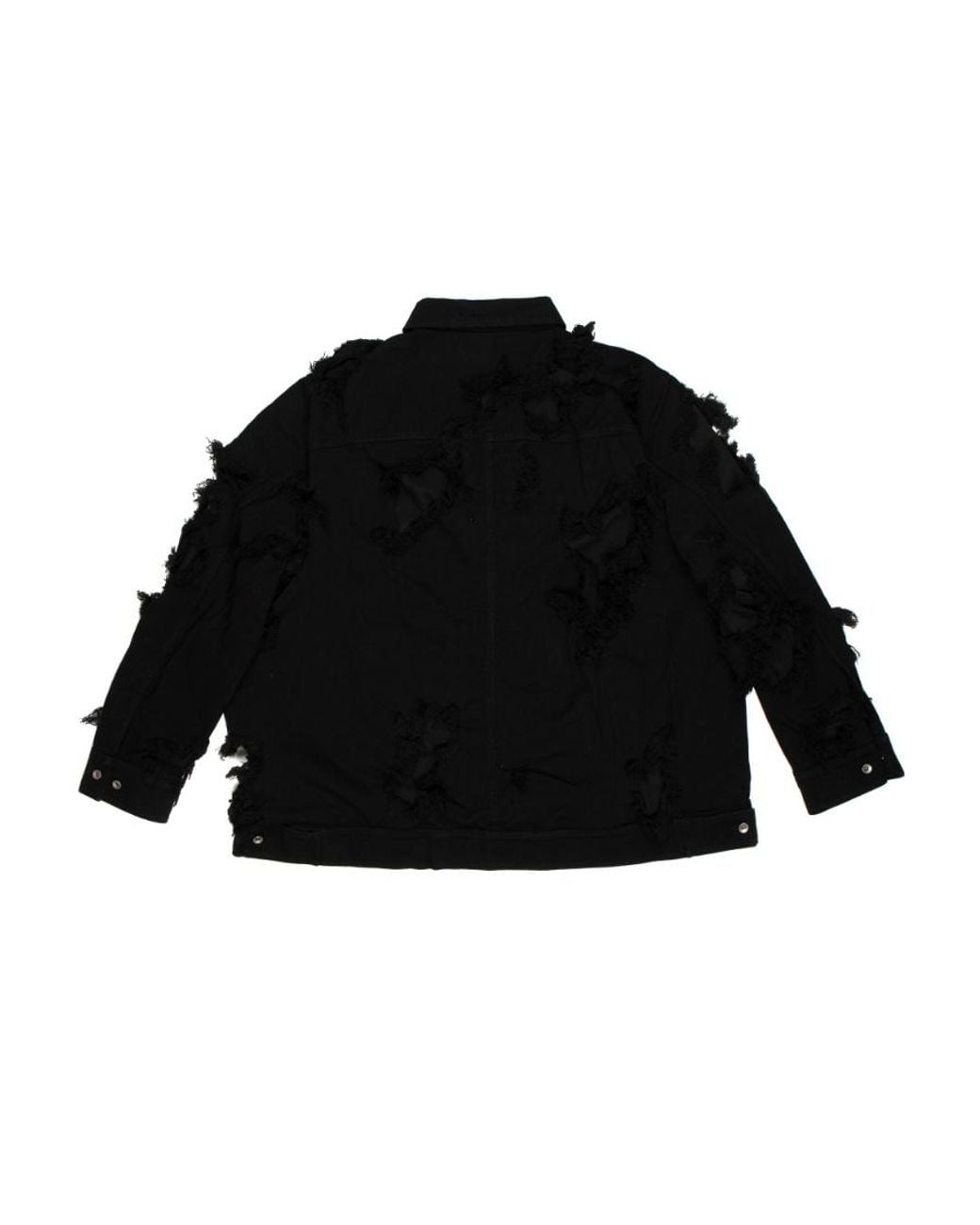 Rick Owens Black Layered Detailed Jacket for men