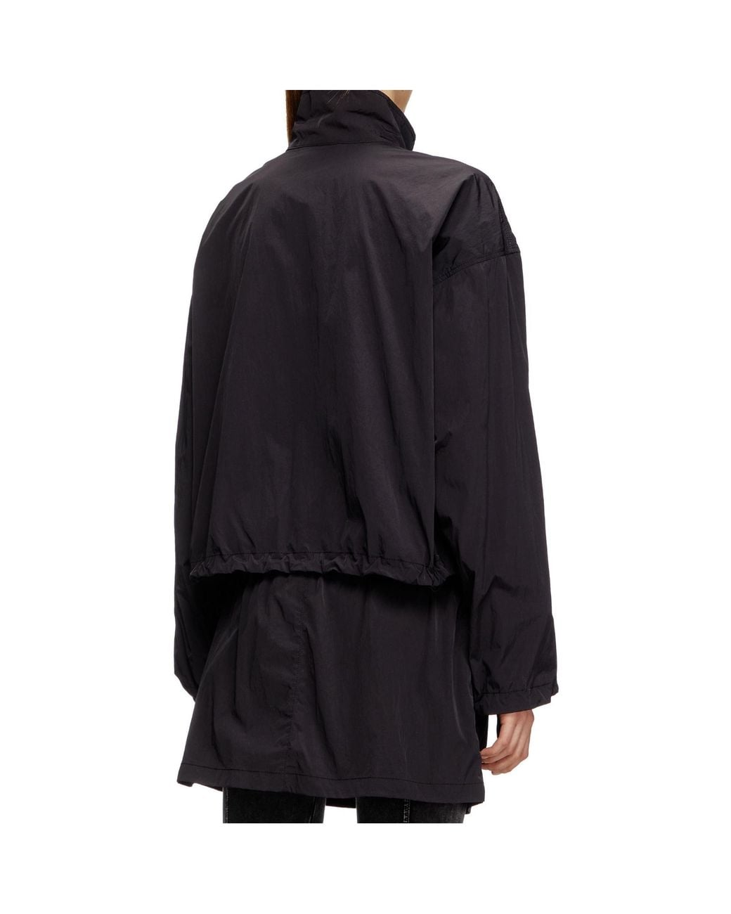 DIESEL Blue G-Leam Zip-Up Bomber Jacket