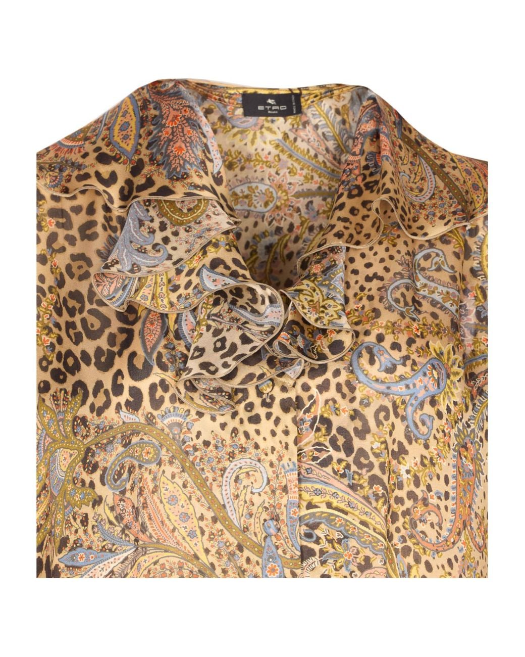 Etro Natural Paisley Printed Shirt