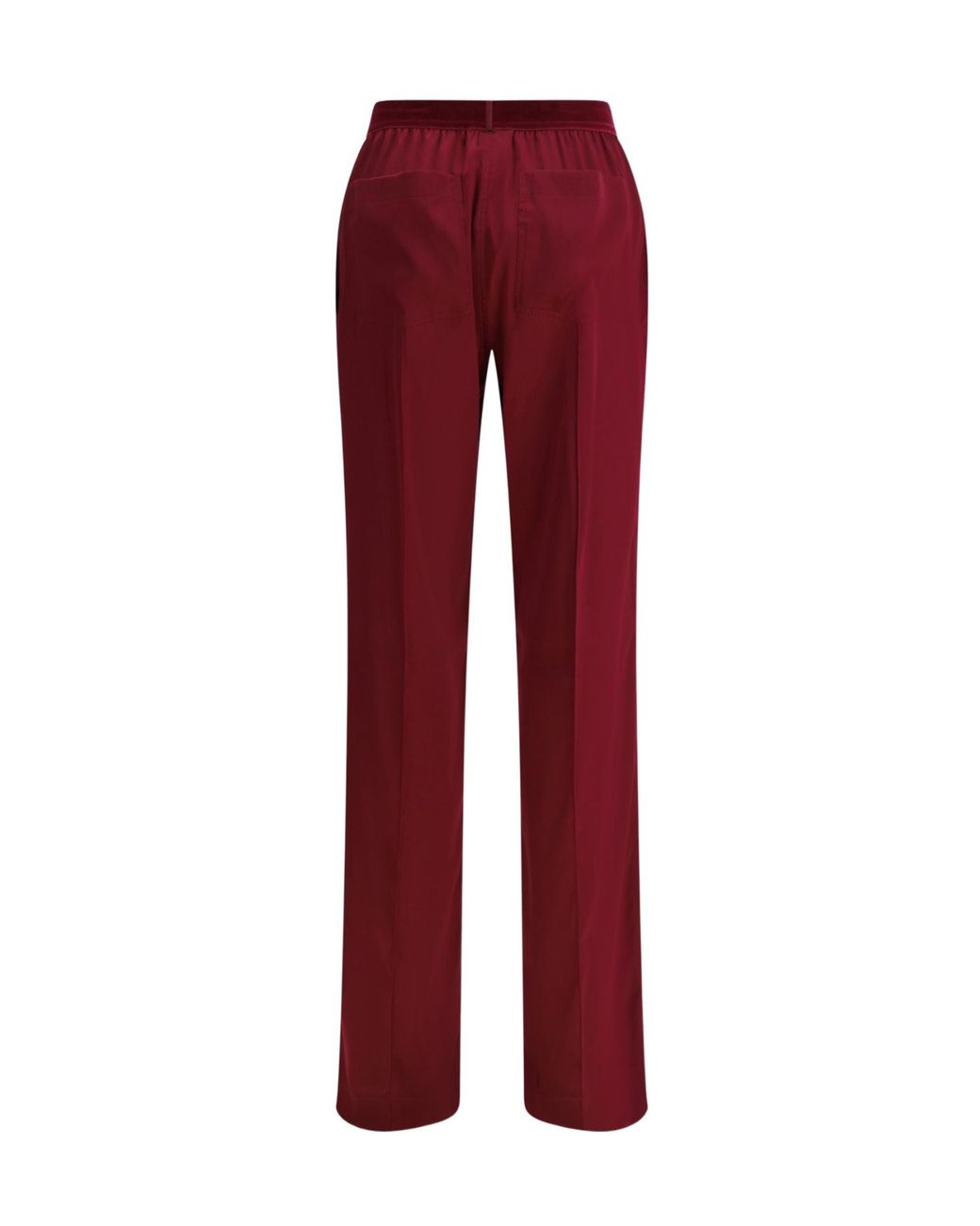 Tom Ford Red Stretch Satin Pj Pants
