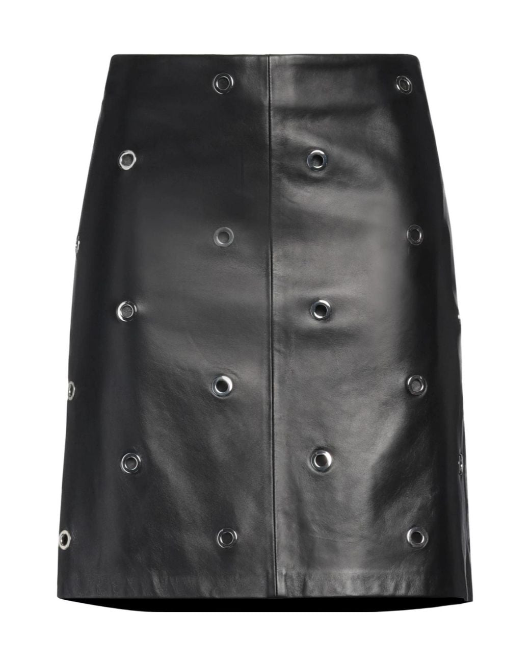 Sportmax Black Solid-Colored Pencil Skirt