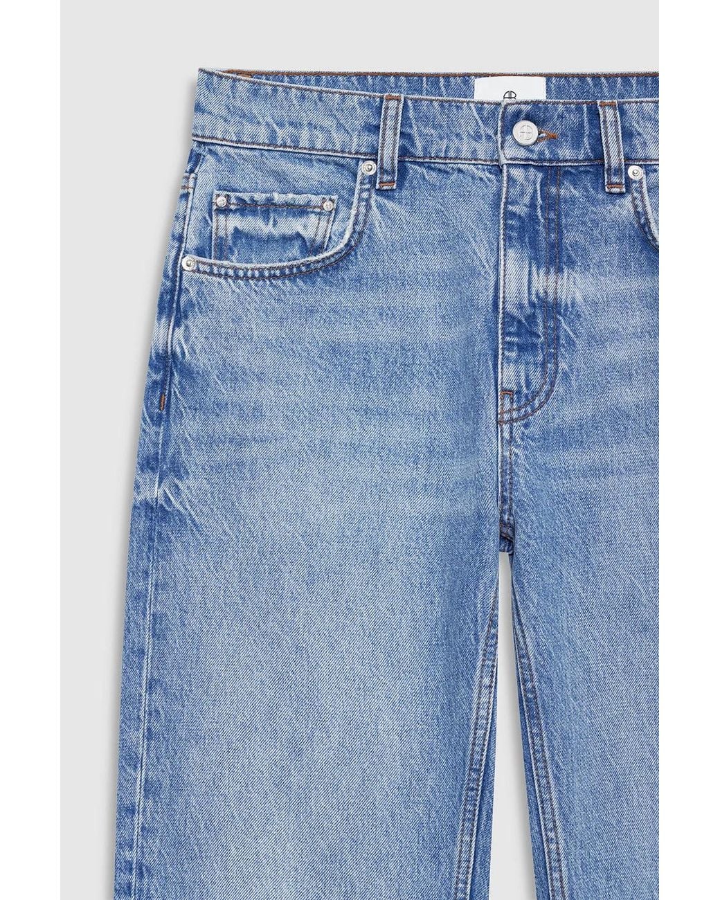 Anine Bing Blue Belt Loop Jeans