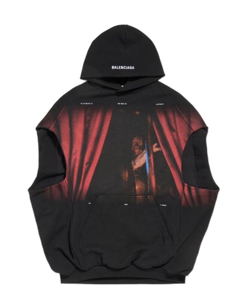 Balenciaga Black You Want A Dance? Sleeveless Hoodie