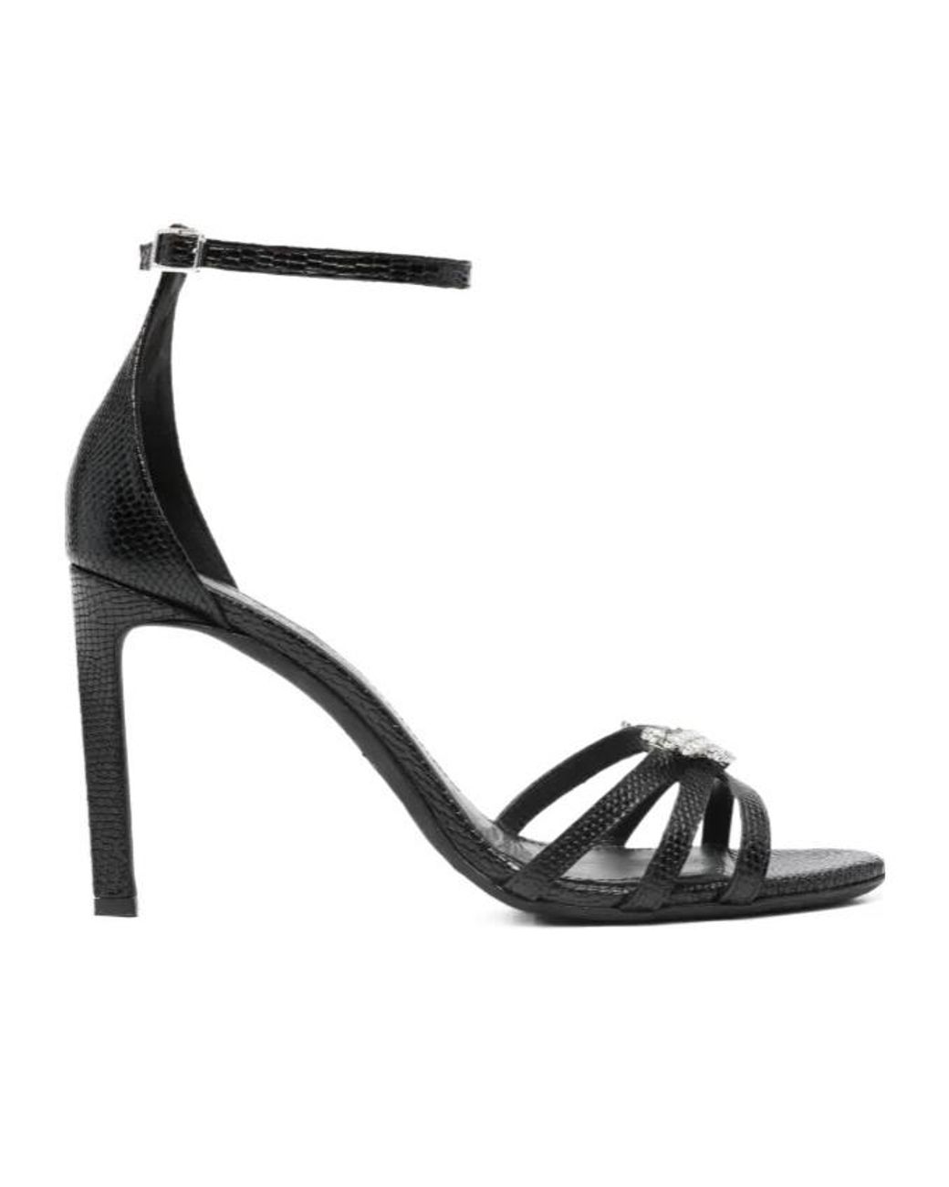 Zadig & Voltaire White Amee Wing Court 90Mm Leather Sandals