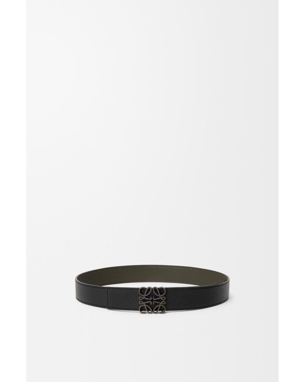 Loewe White Reversible Anagram Belt for men