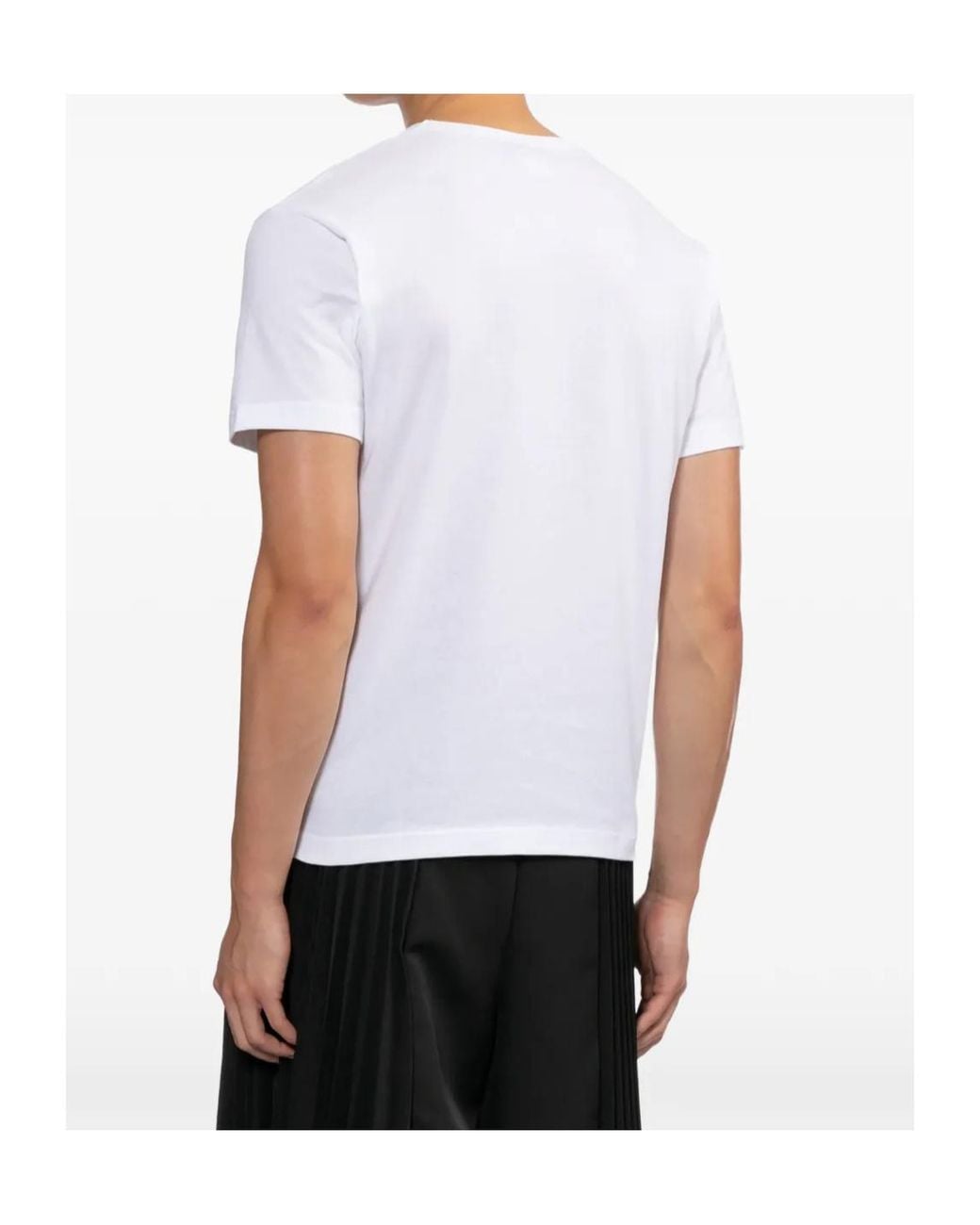 Comme des Garçons White Graphic-Print T-Shirt for men