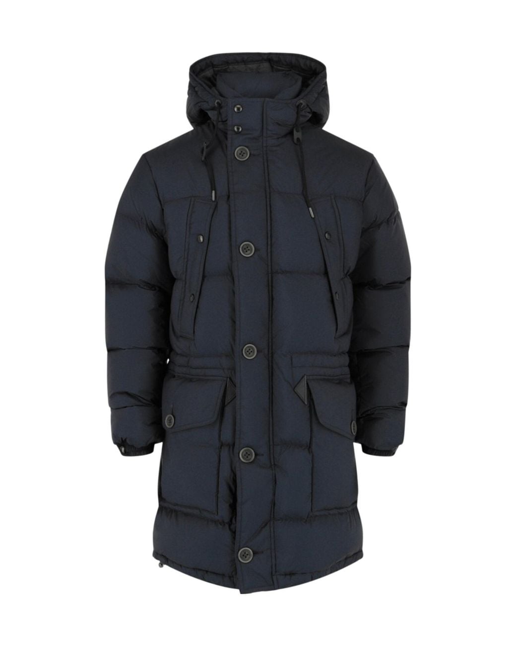 Burberry Blue Quilted Down Jacket for men