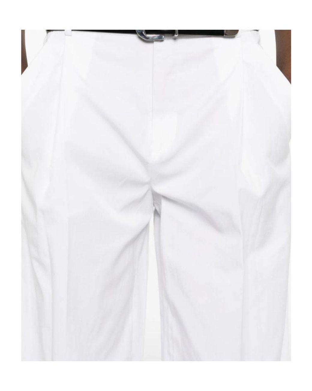 Vince White Straight-Fit Pants