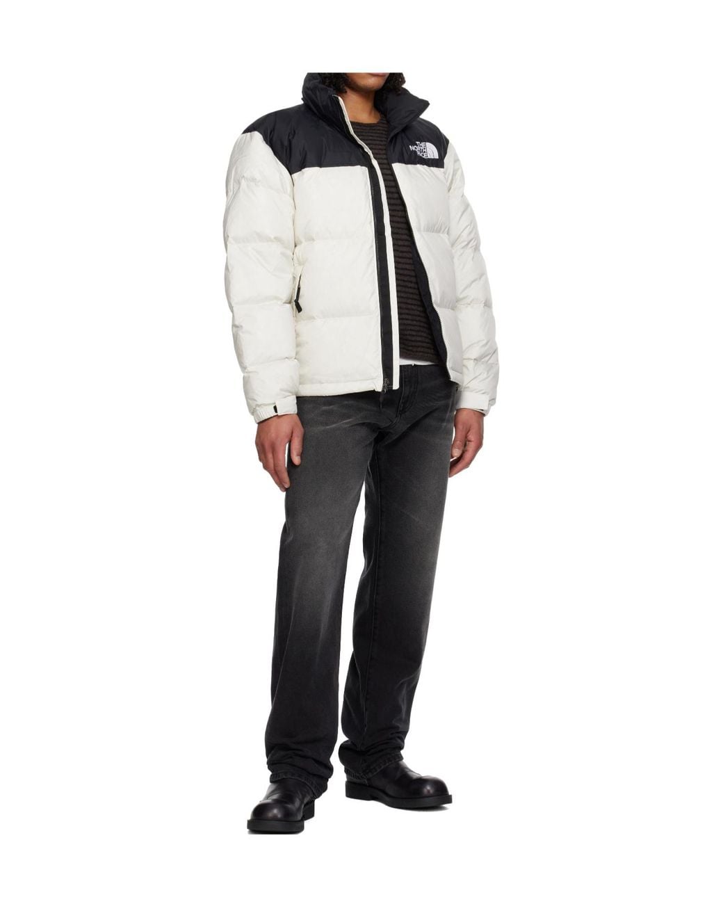 The North Face White 1996 Retro Nuptse Jacket for men