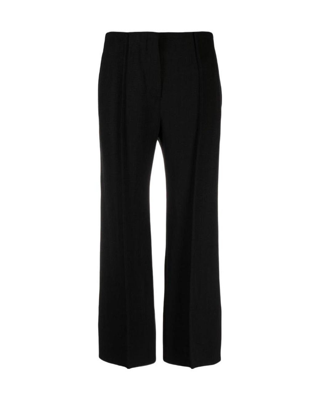 Jil Sander Black Straight-Leg Casual Trousers