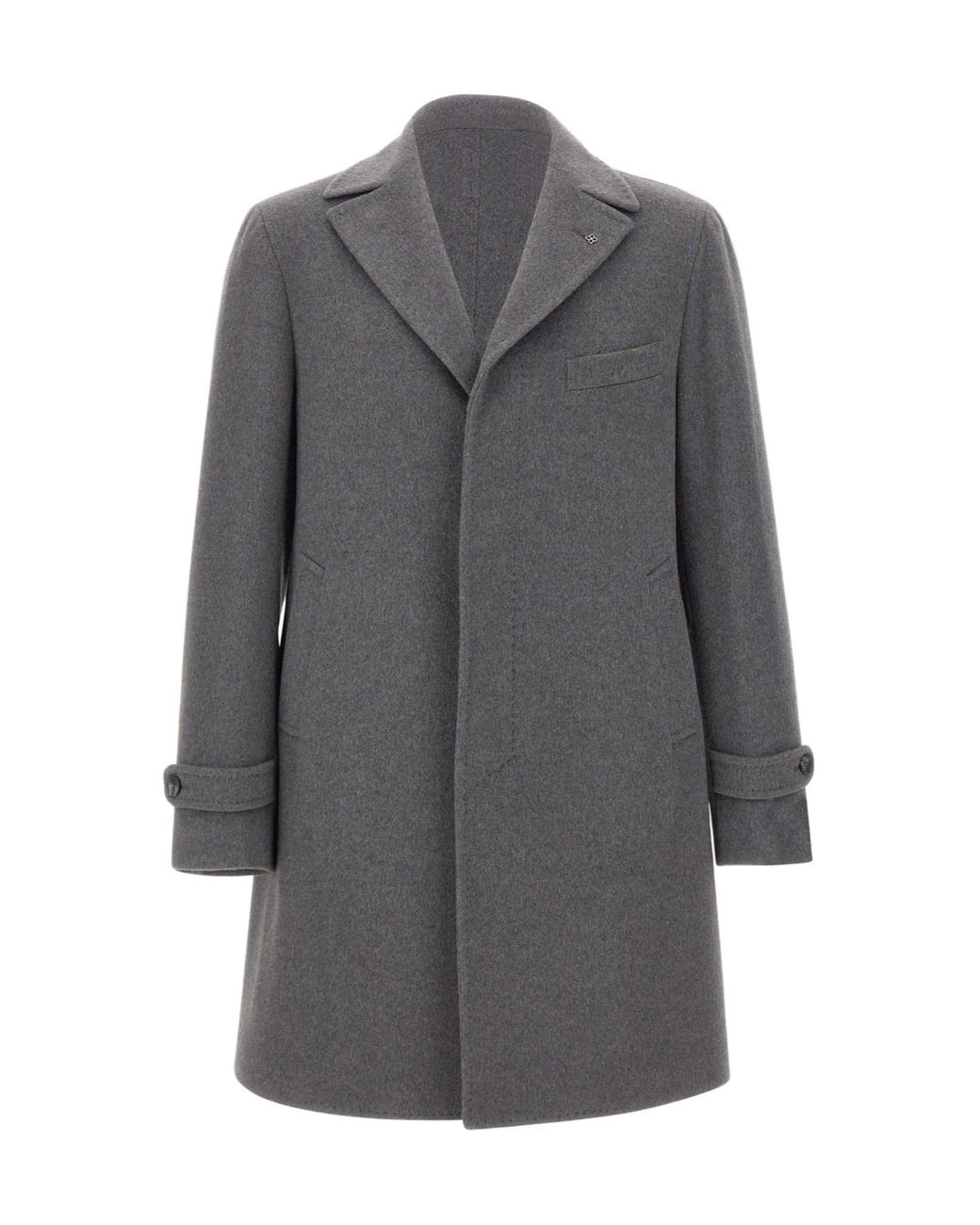 Tagliatore Gray Thomas Single-Breasted Coat for men