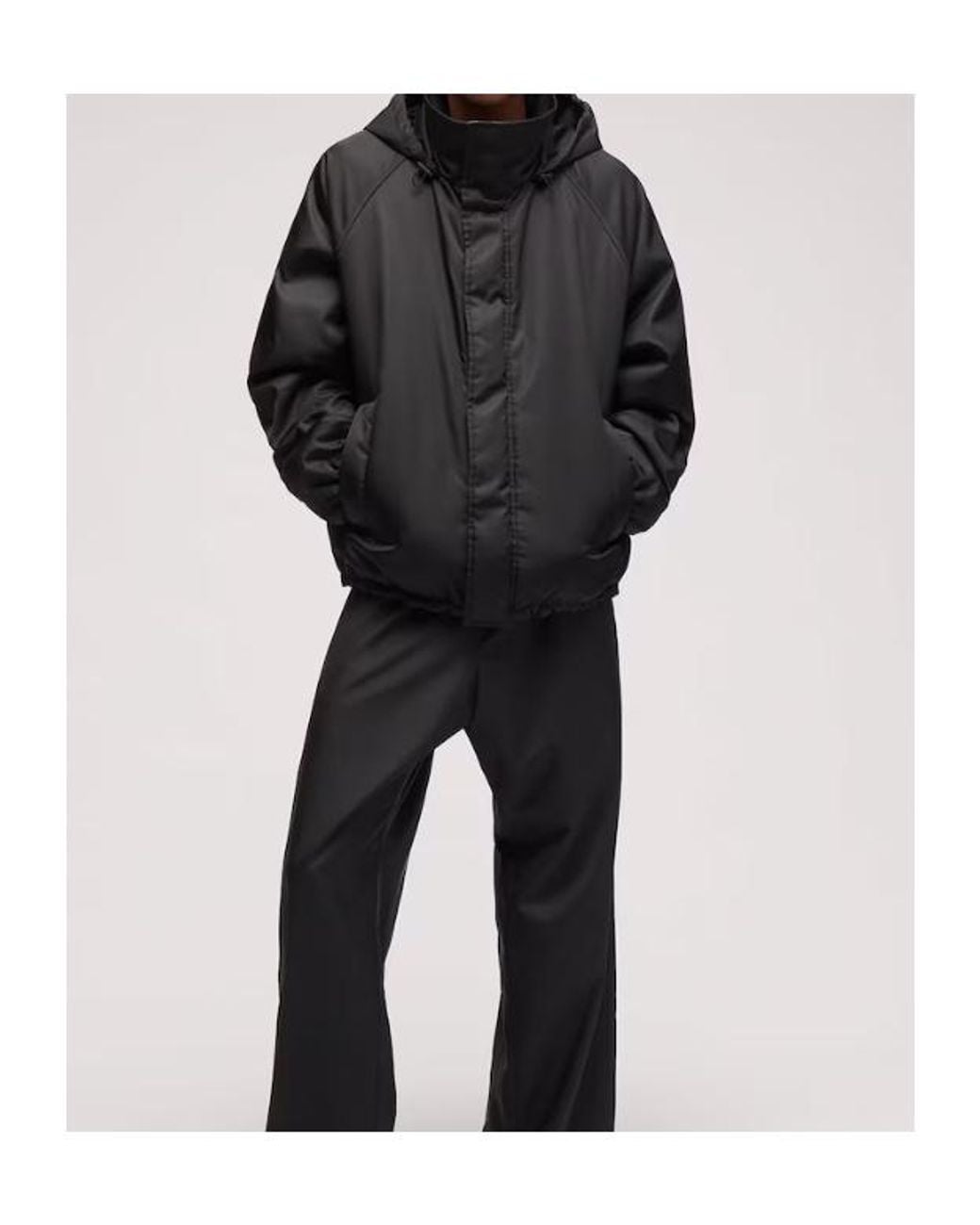 Gucci Black Nylon Gabardine Zip Jacket With Embroidery for men