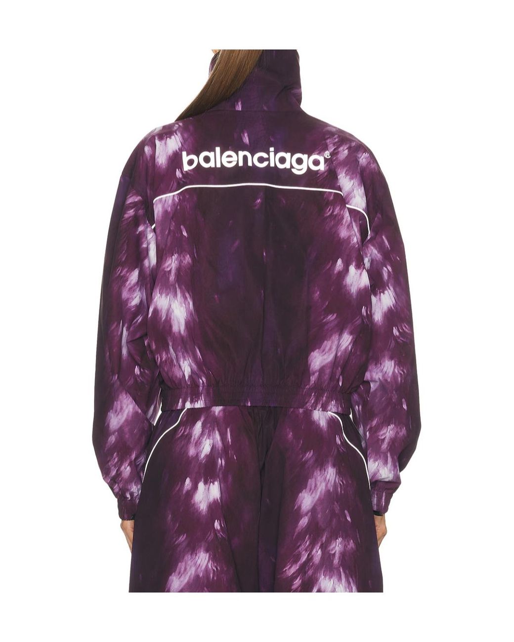 Balenciaga Purple Sports Ski Casual Jacket