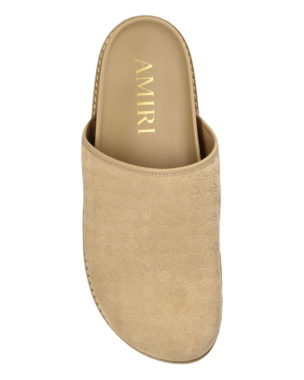 Amiri Natural Ma Clog Patterned Mules for men