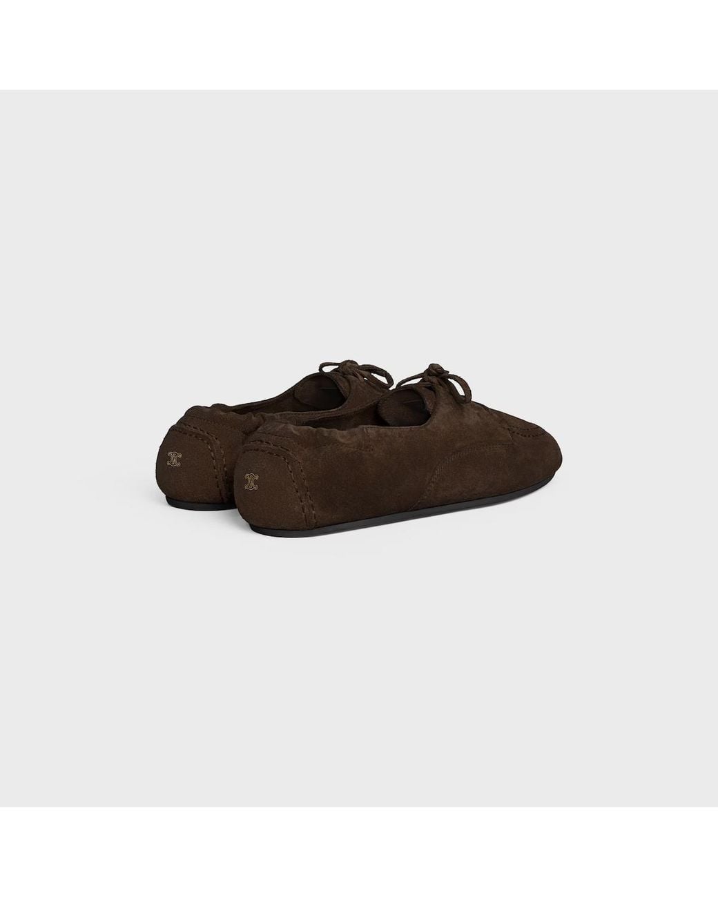 Céline Brown Lace-Up Loafer for men
