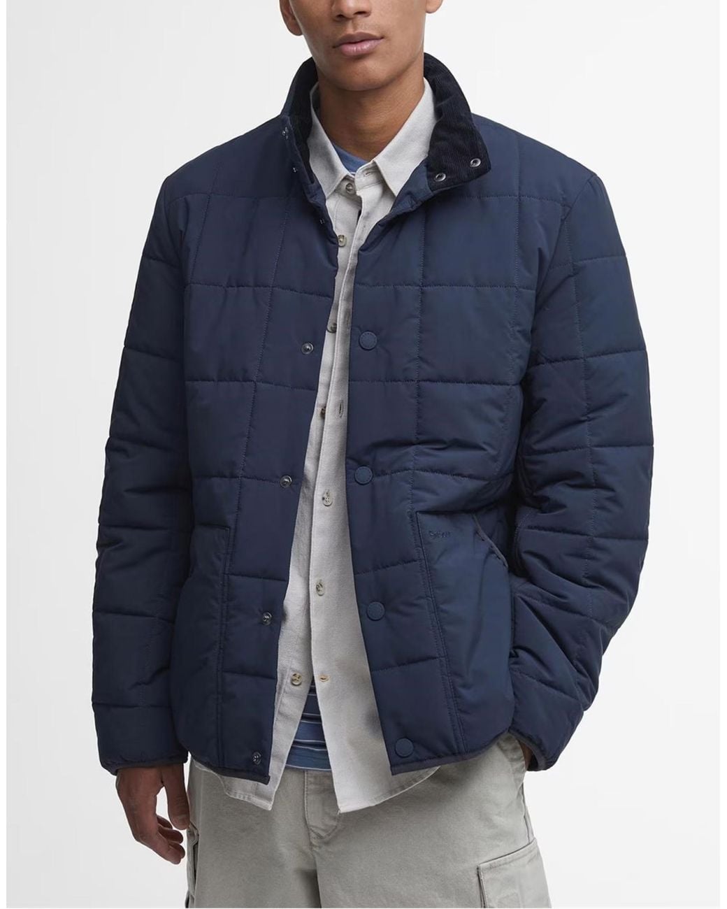 Barbour Blue Long-Sleeve Casual Jacket for men