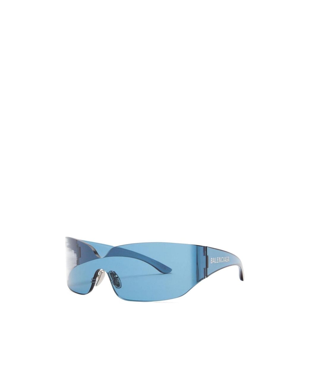 Balenciaga Blue Shield Sunglasses for men