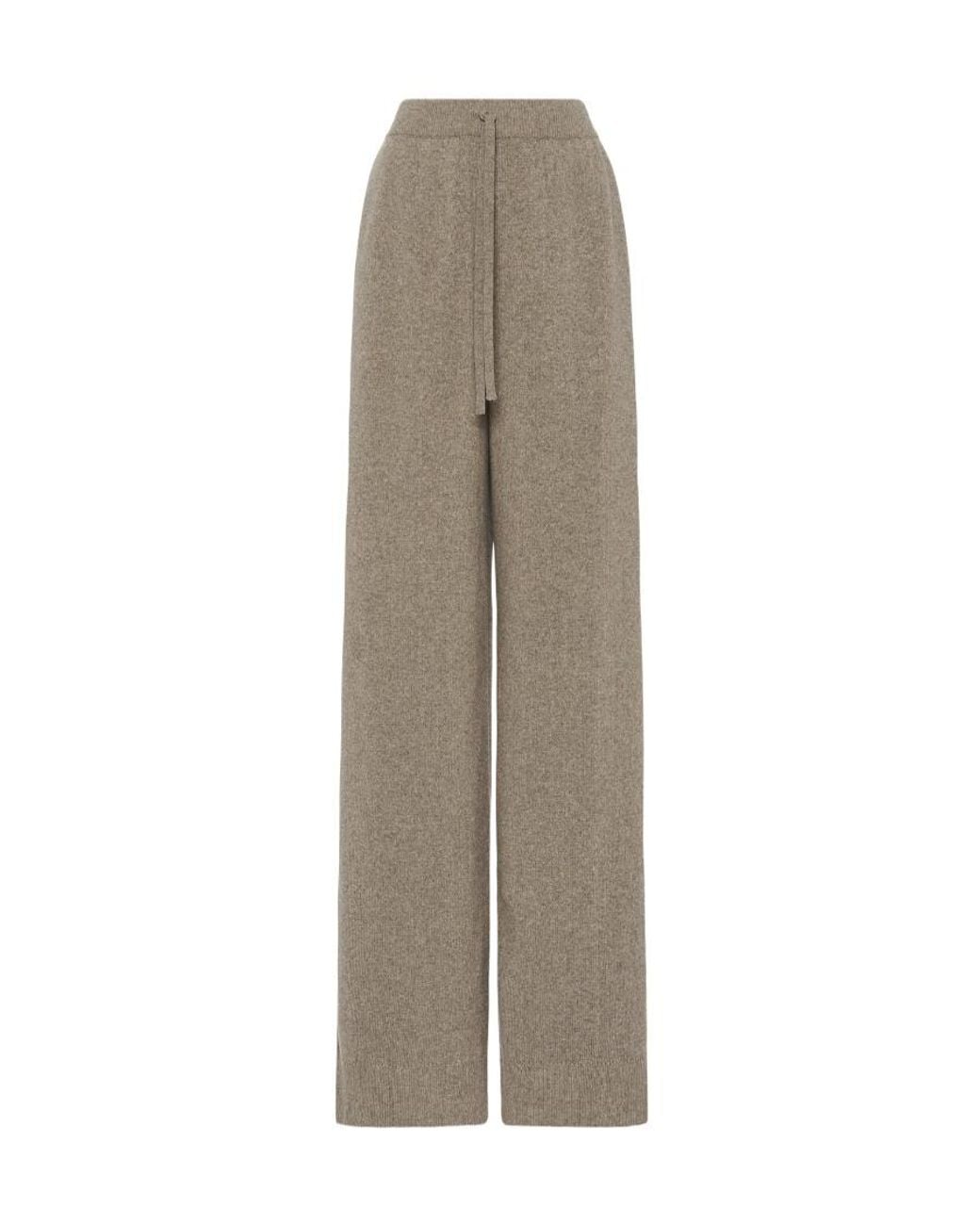 The Row Natural Ribbed-Knit Long-Sleeved Jumper