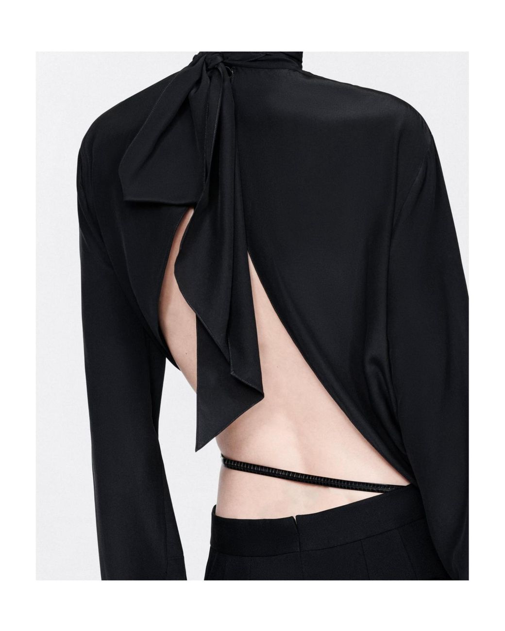 Tom Ford Blue Washed Silk Tuxedo Jumpsuit With Belt Detail