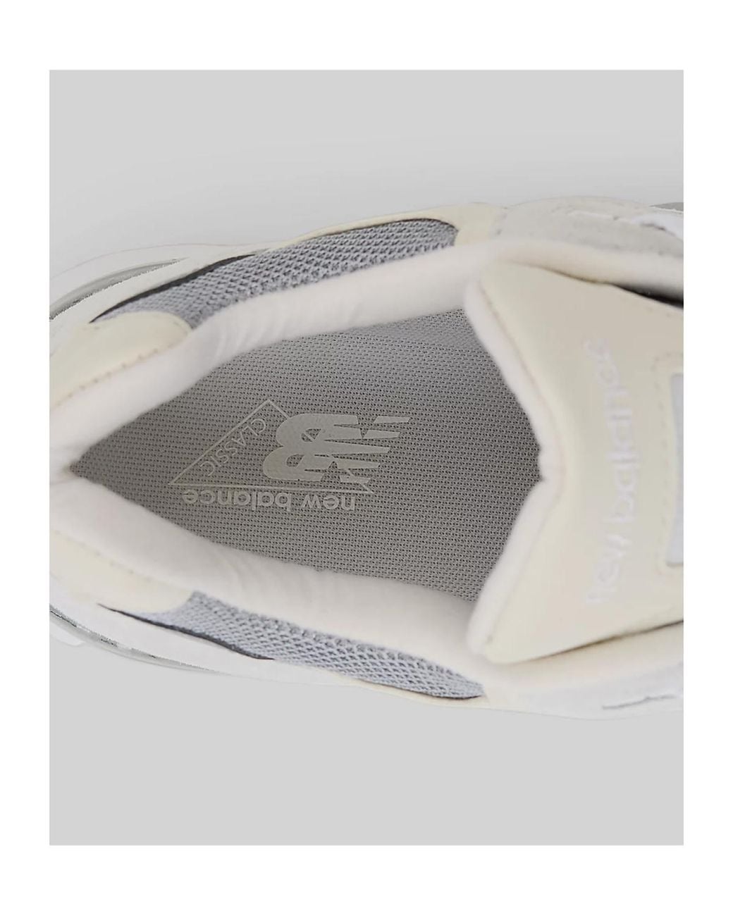 New Balance Gray 992 Lace-Up Sneakers for men