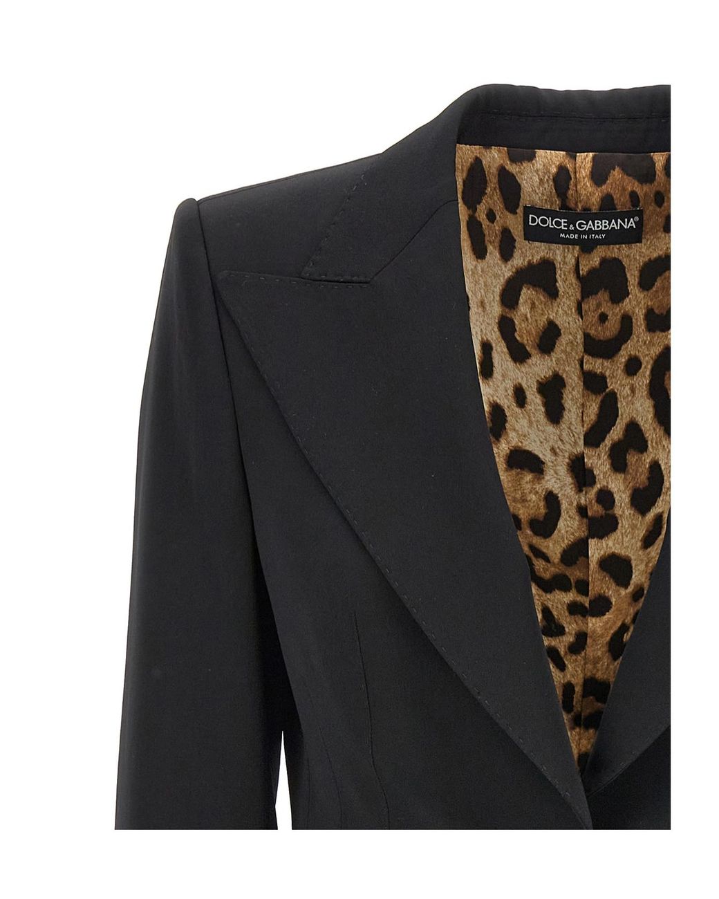 Dolce & Gabbana Black Single-Breasted Blazer