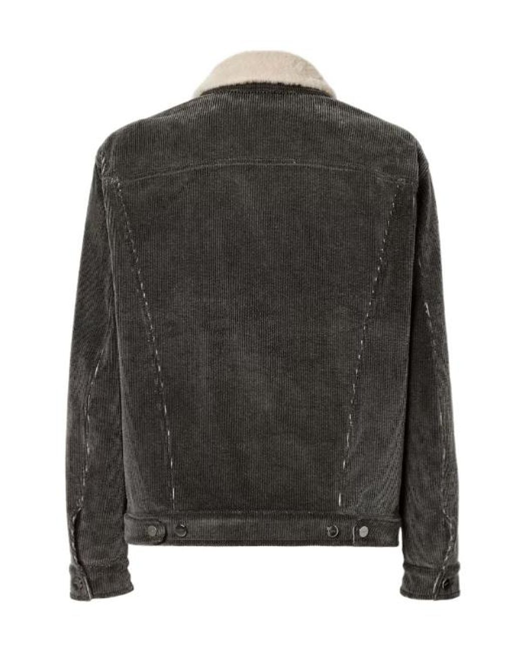 Fendi Black Long Sleeved Velvet Jacket for men
