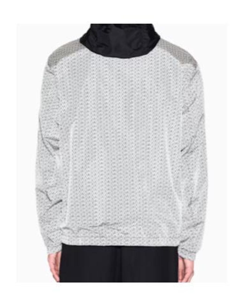 ARMANI EXCHANGE Gray Reversible Hooded Jacket for men