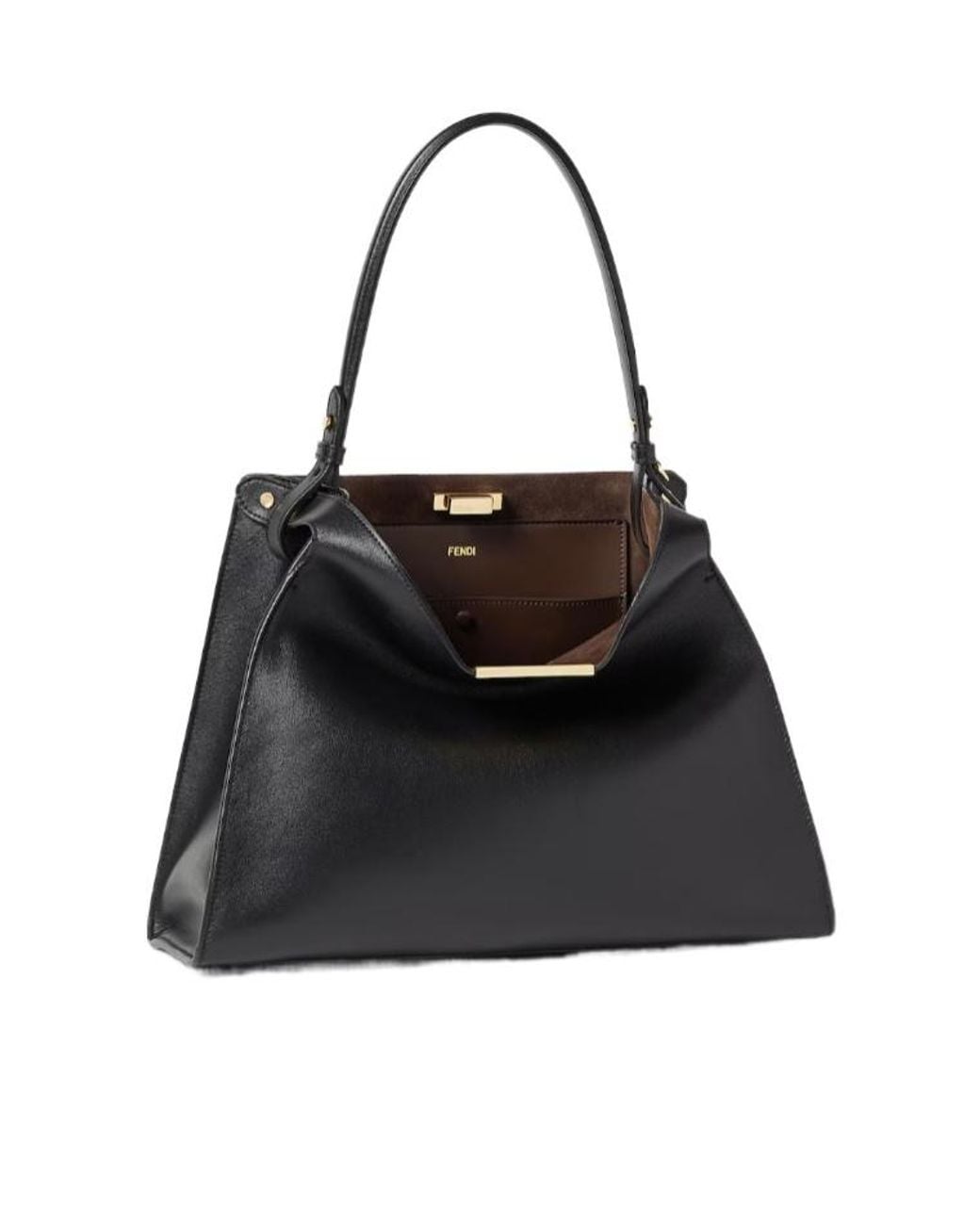 Fendi Black Way Medium Tote Bag