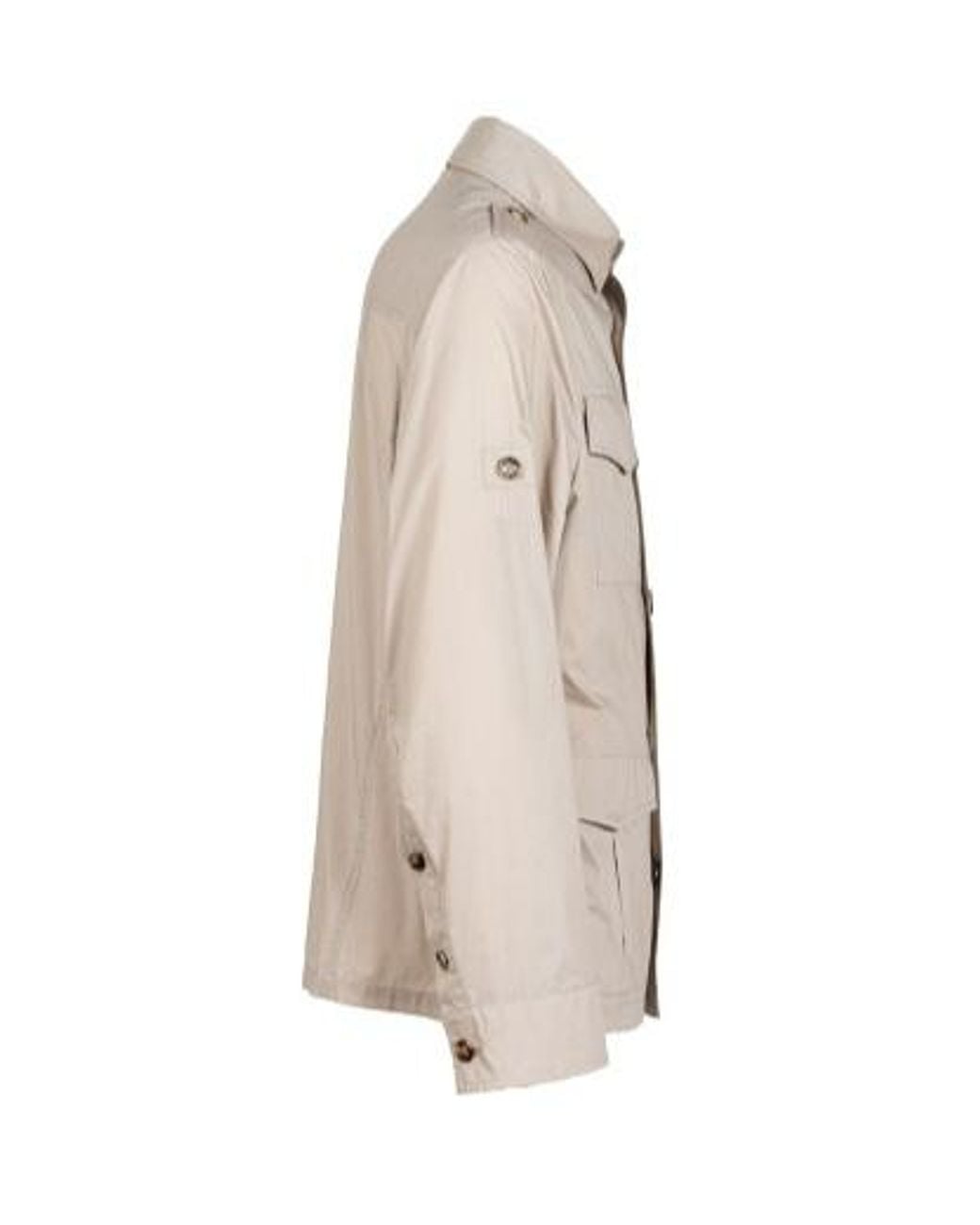 Brunello Cucinelli White Multi-Pocket Jacket for men