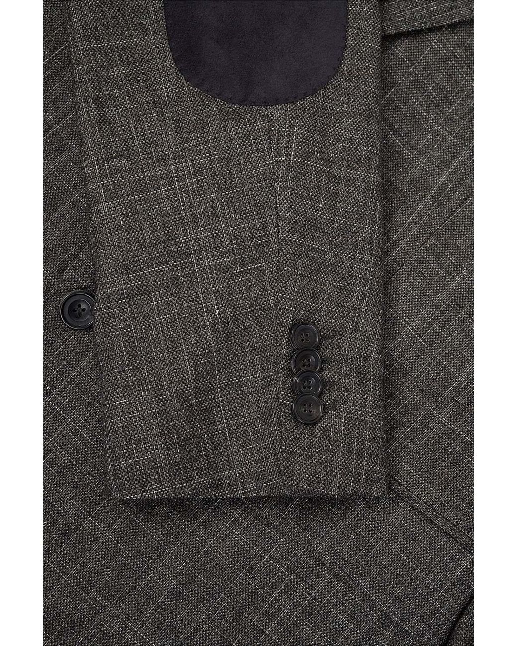Boss Gray Long Sleeve Blazer for men