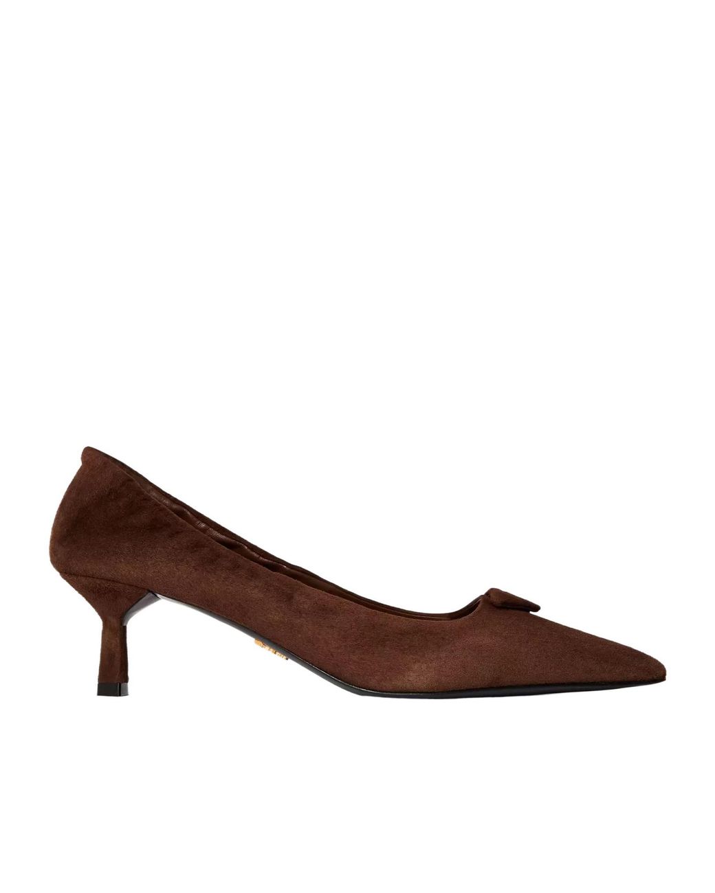 Prada Brown Suede Pumps