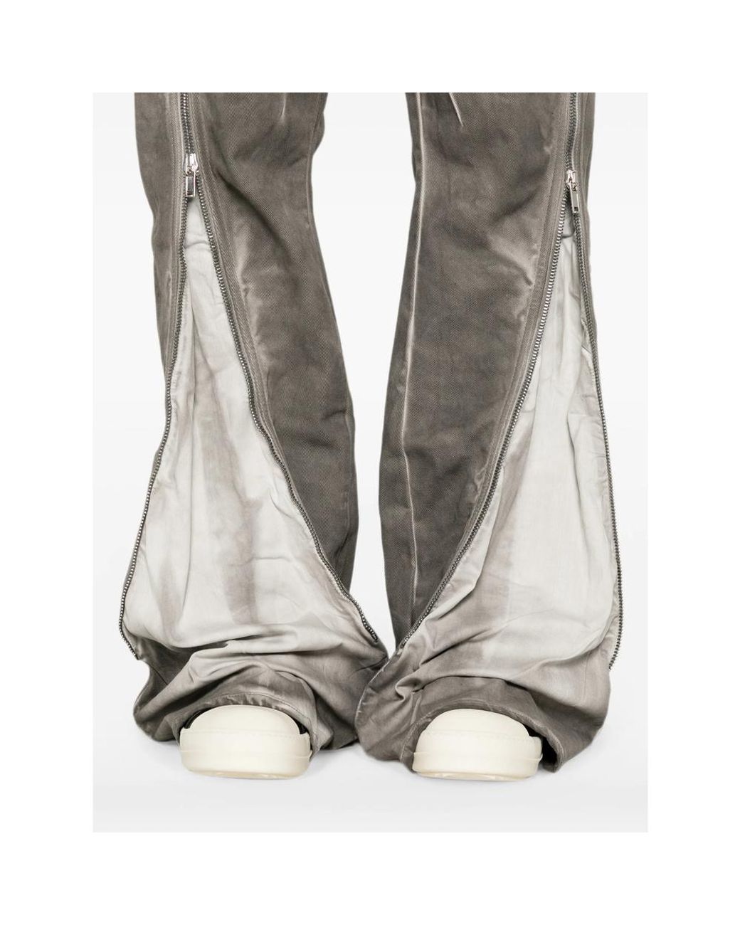 Rick Owens Gray Bolan Banana Jeans for men
