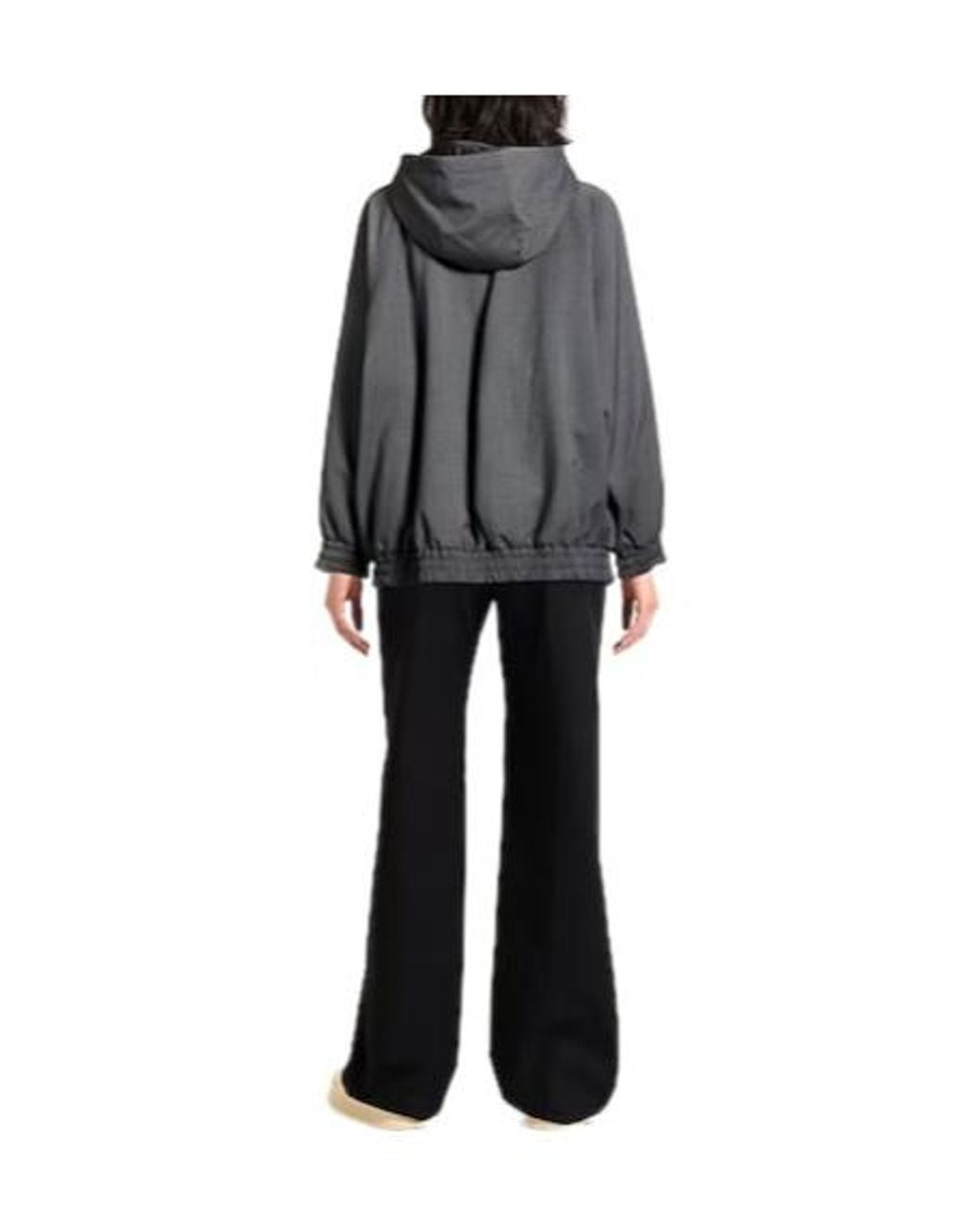 MAX&Co. Gray Casual Zip-Up Coat