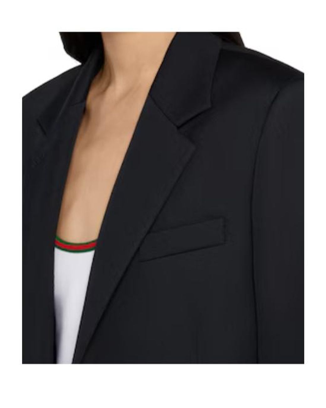 Gucci Blue Collared Button-Up Long Coat