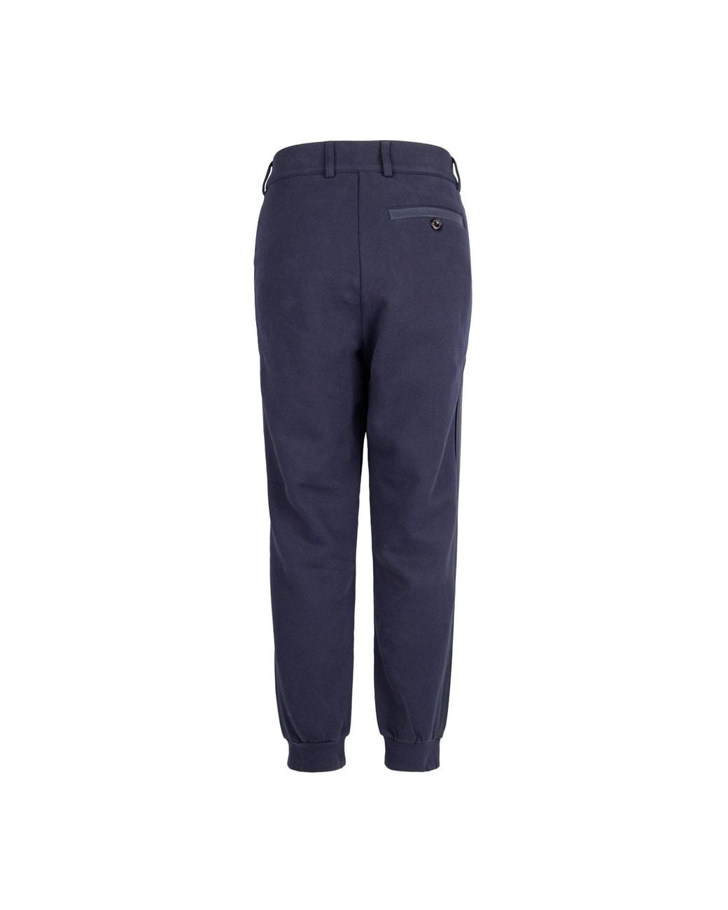 Armani Jeans Blue Dark Logo Casual Pants for men