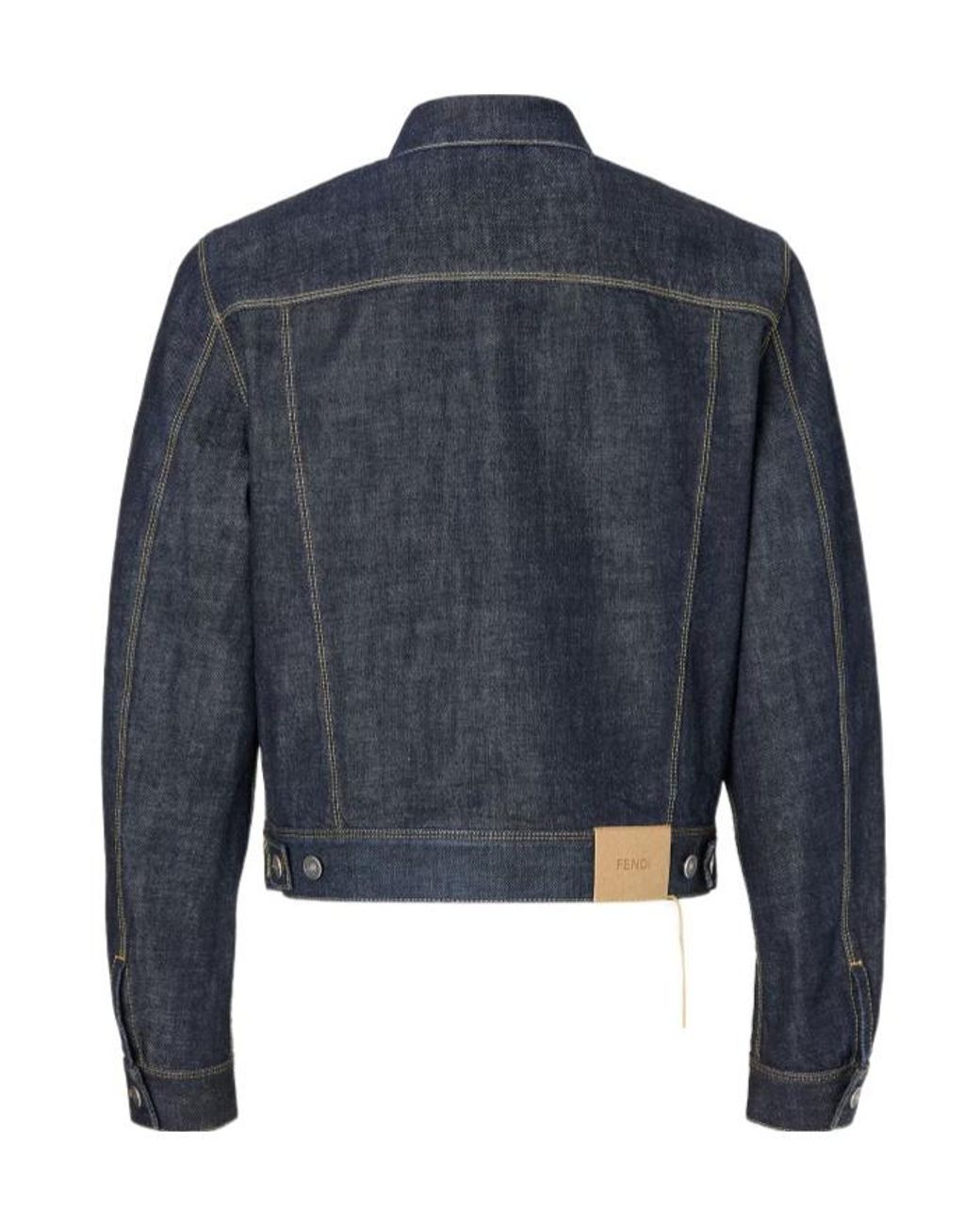 Fendi Blue Jeans Jacket for men