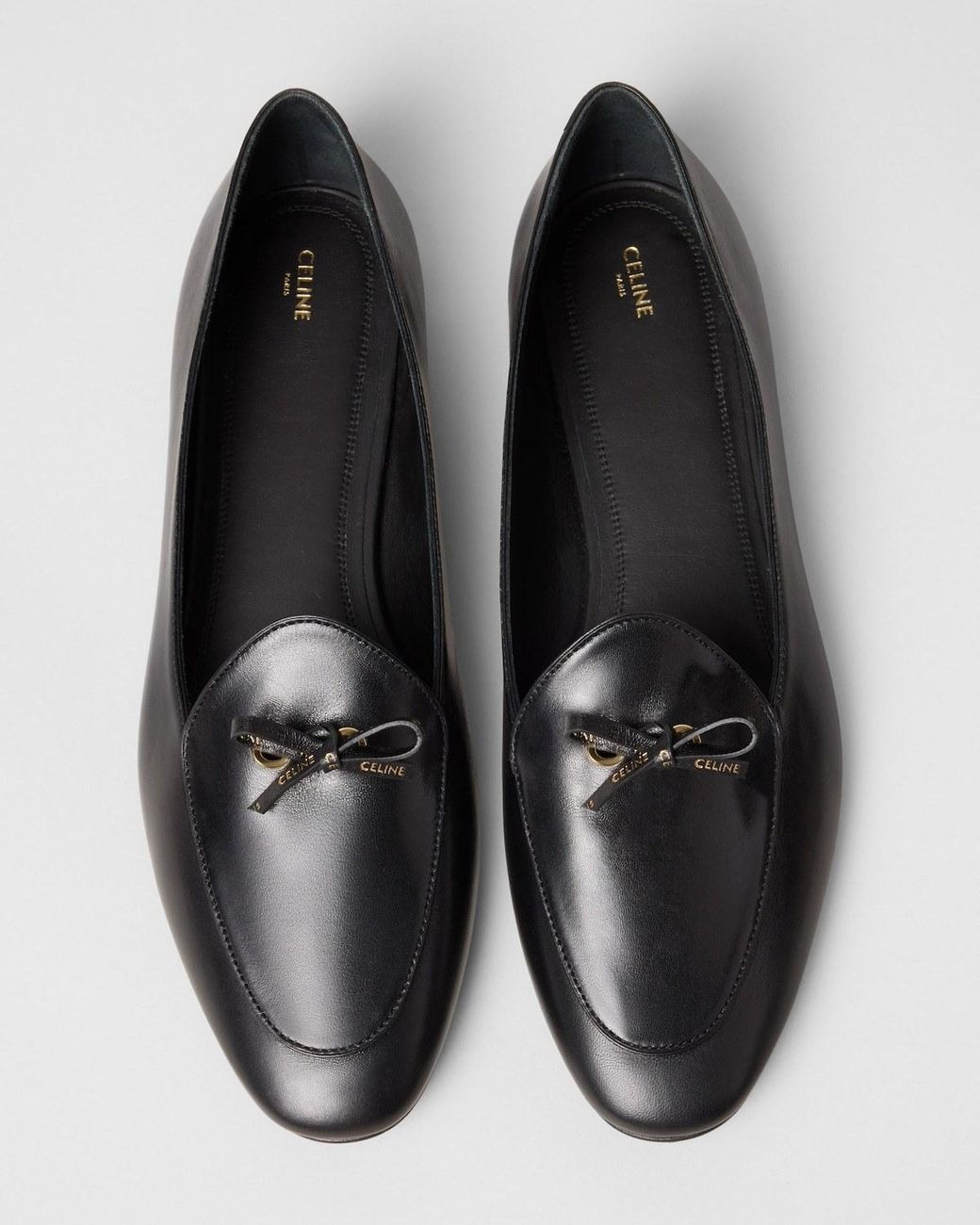 Céline Black Aura Bow Flats
