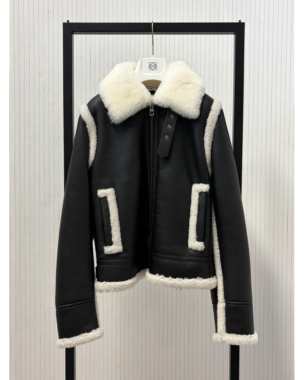 Loewe Black Shearling Jacket