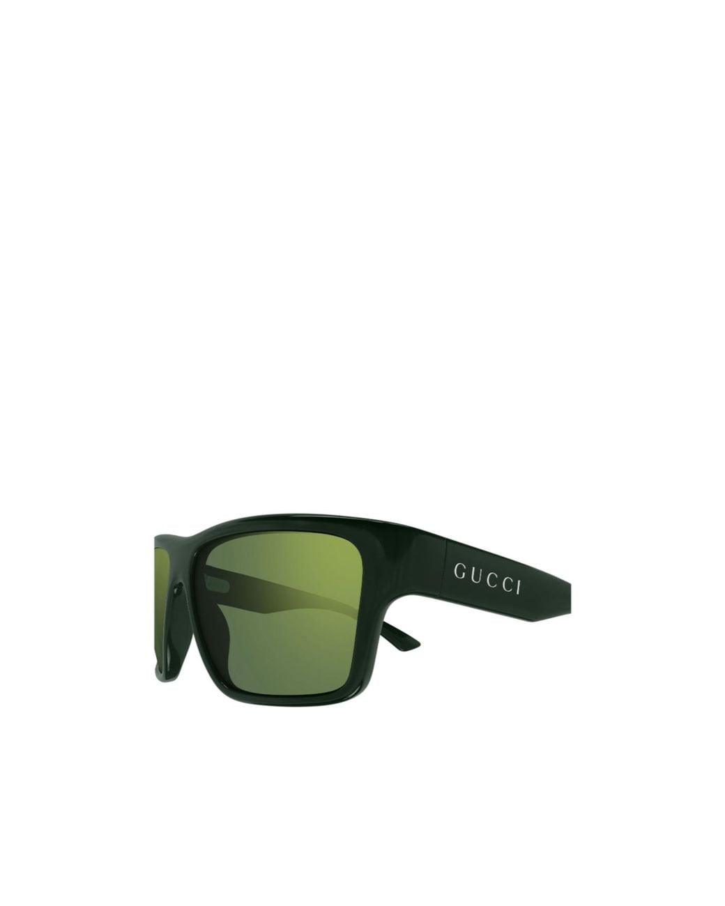 Gucci Green Geometric Sunglasses for men