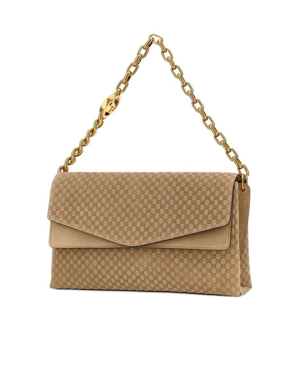 Gucci Metallic Clutch