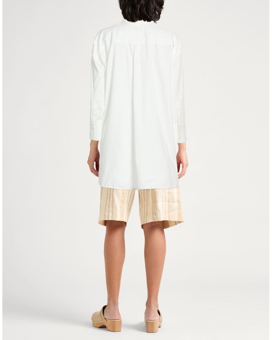 Weekend by Maxmara White Solid Colour Shirts Blouses