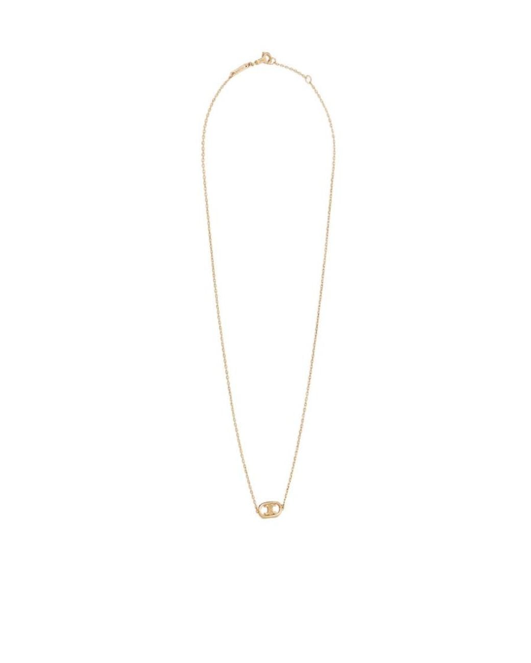 Céline White Maillon Triomphe Necklace
