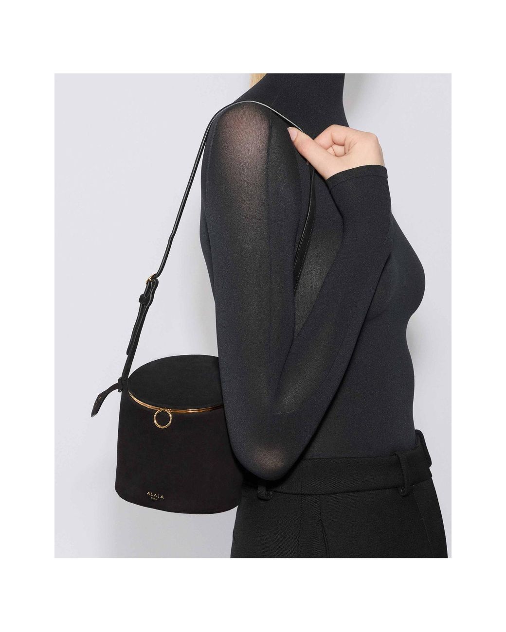 Alaïa Blue La Canette Small Bag