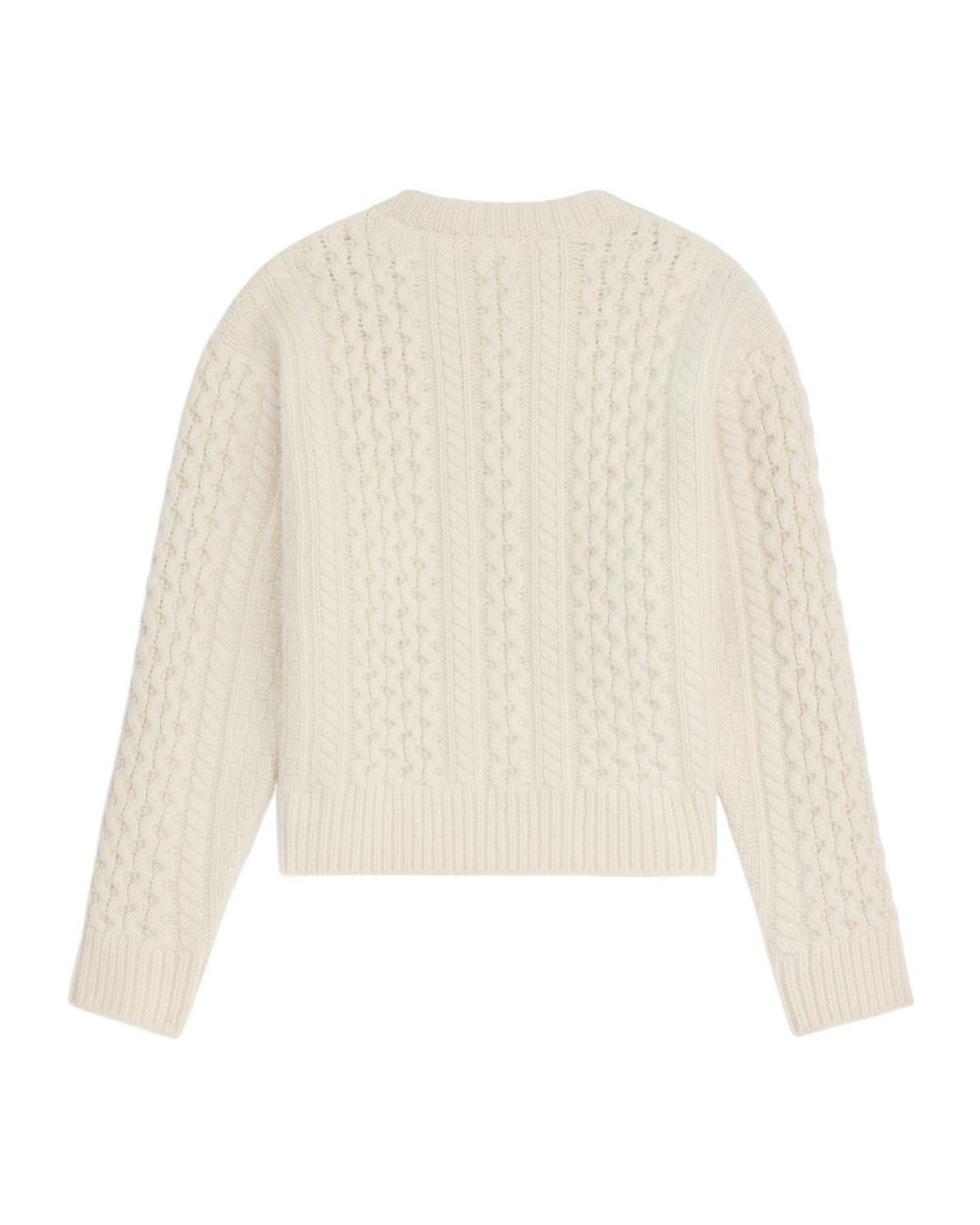 Céline White Triomphe Cardigan