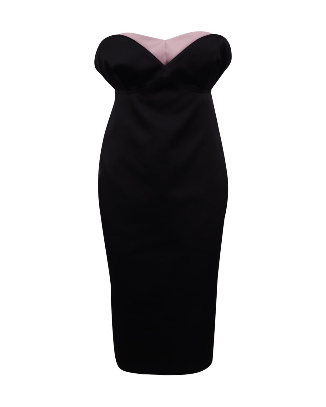 N°21 Black Strapless Dress