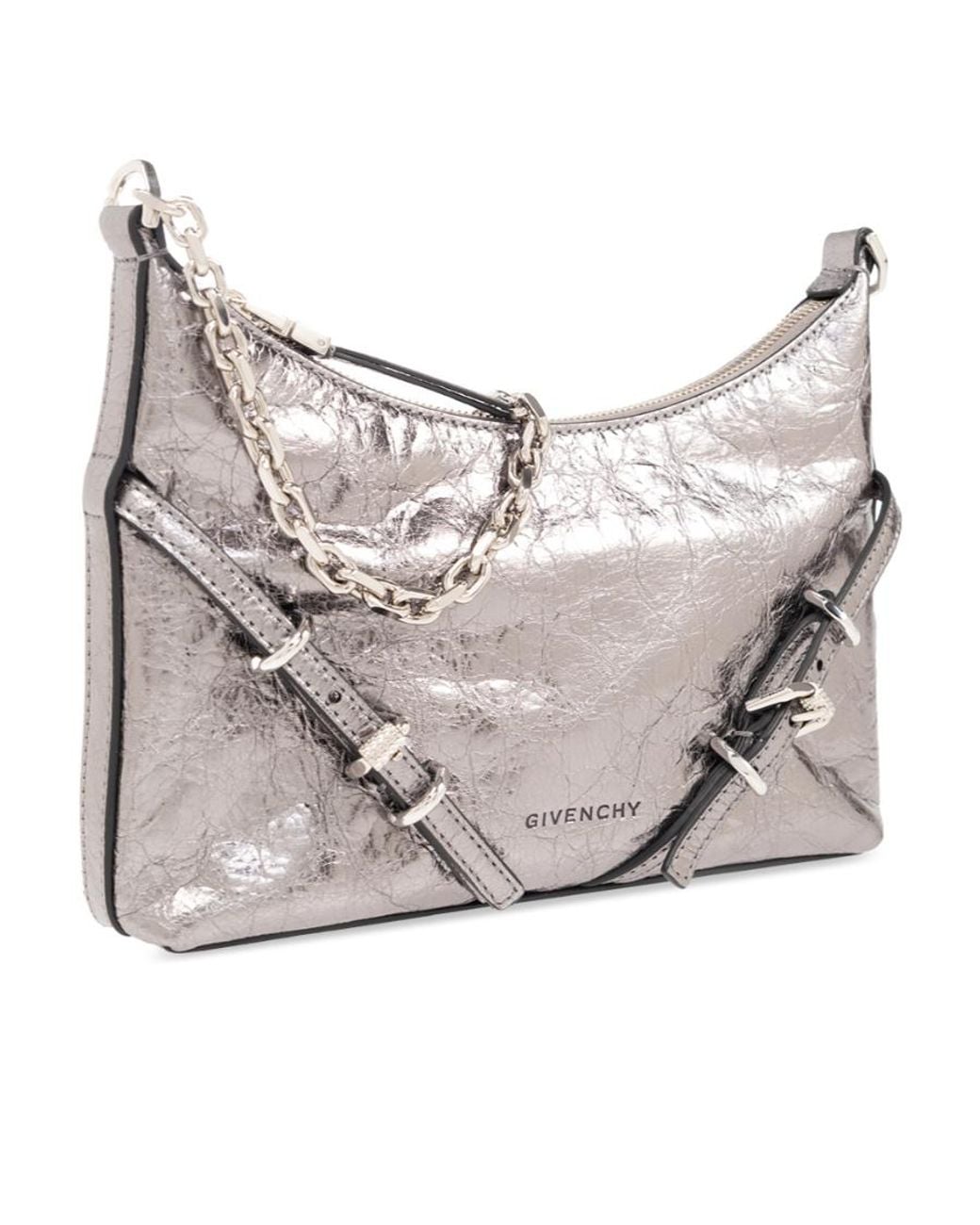 Givenchy Gray Voyou Party Shoulder Bag