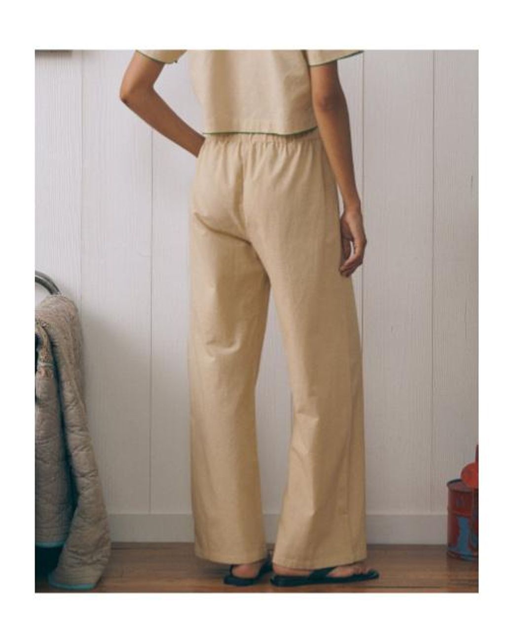 Maison Labiche Natural Patch-Pockets Trousers
