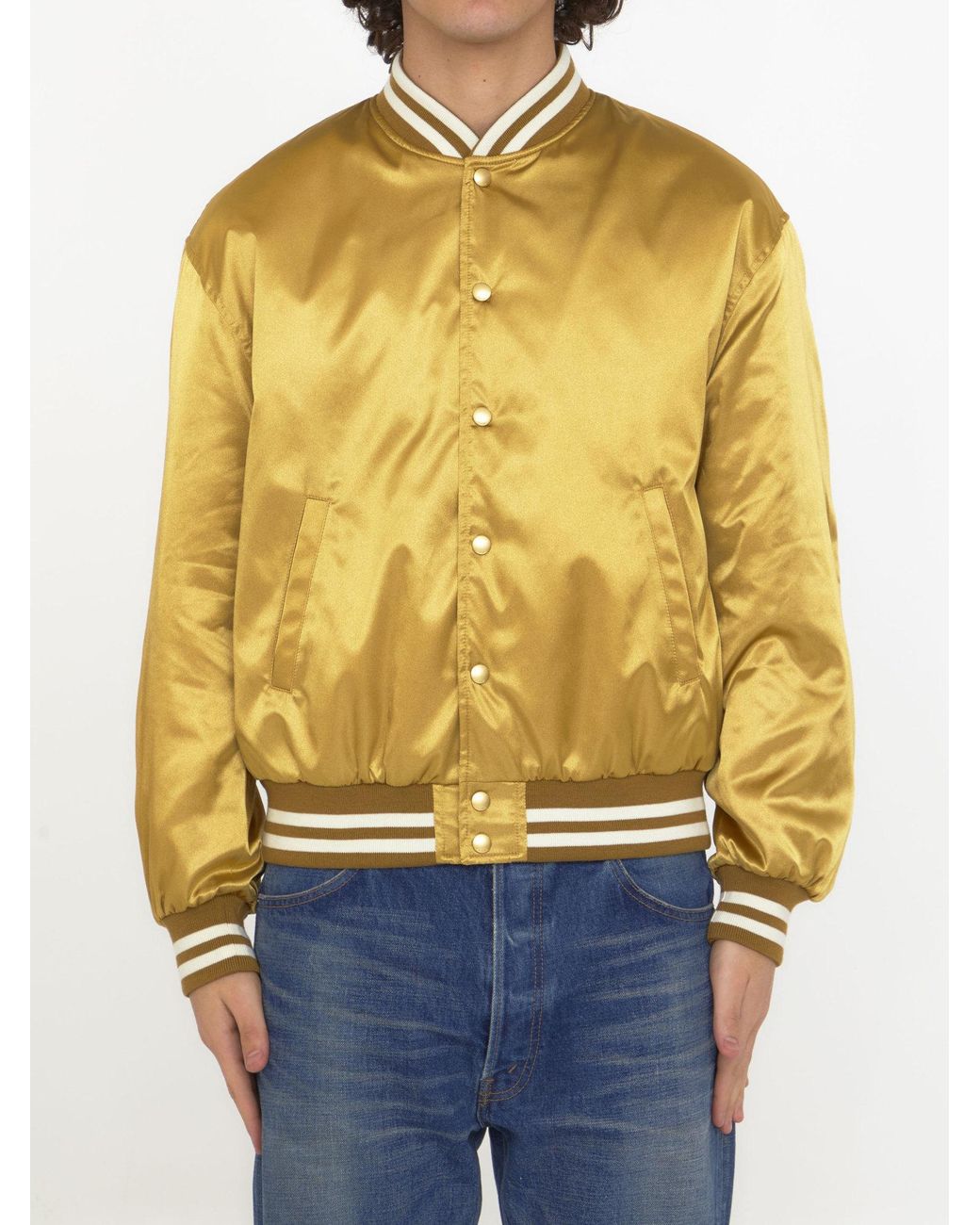 Céline Natural Embroidered Tiger Teddy Jacket for men